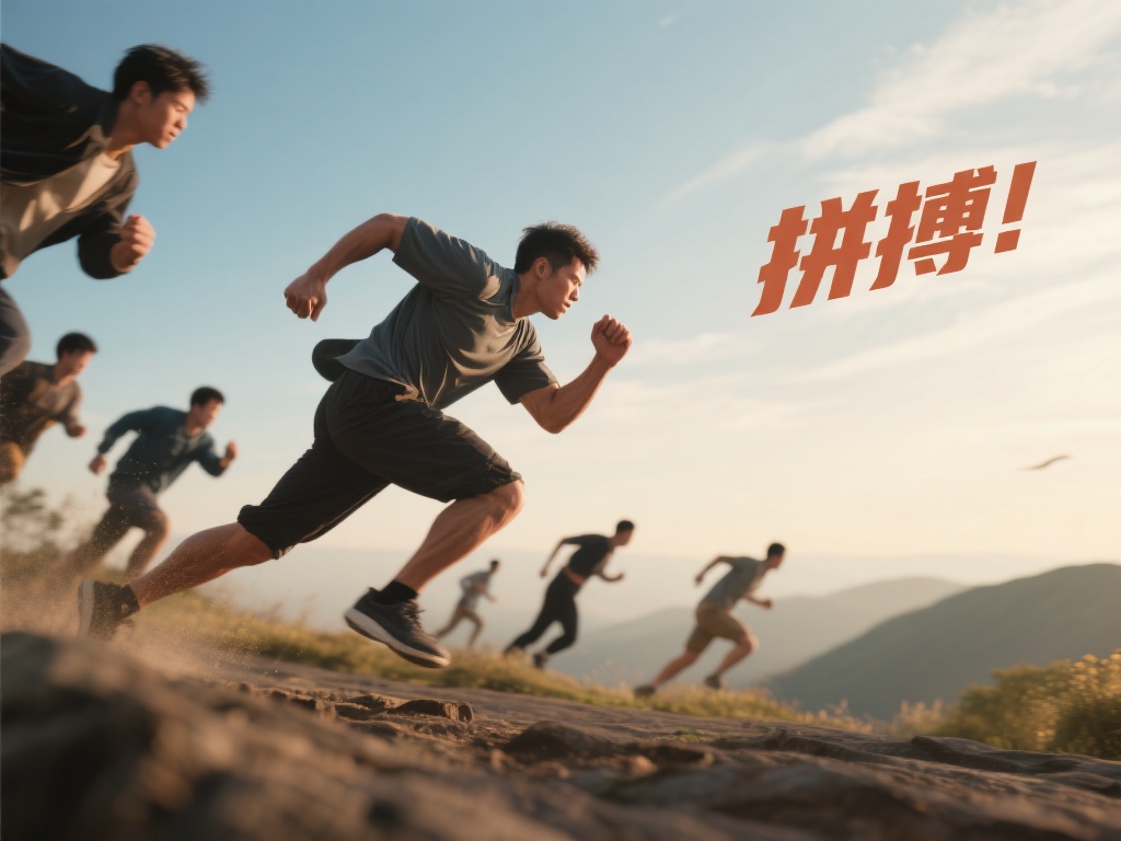 拼搏并不是盲目冒险，而是一种积极的、持续的状态。许