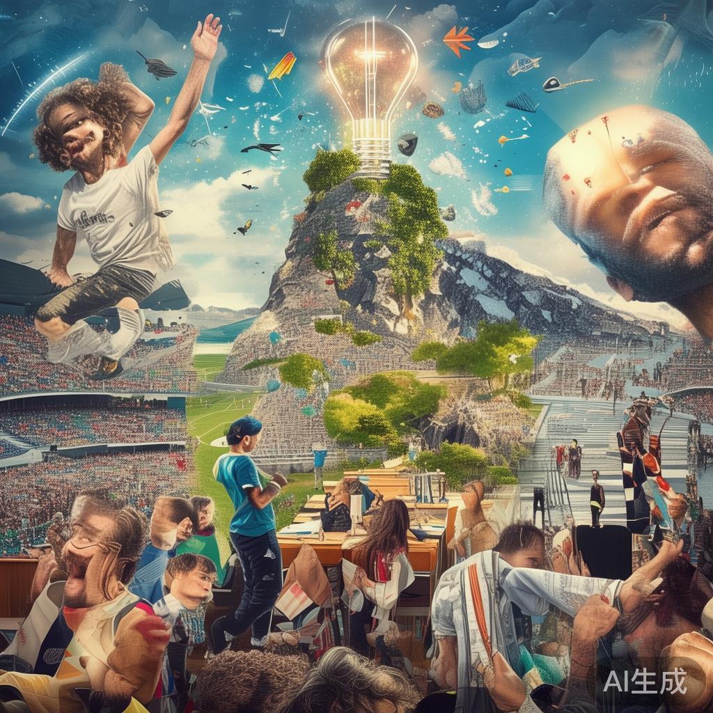 人生的精彩在于不断追求自我超越
事实上，人生的精